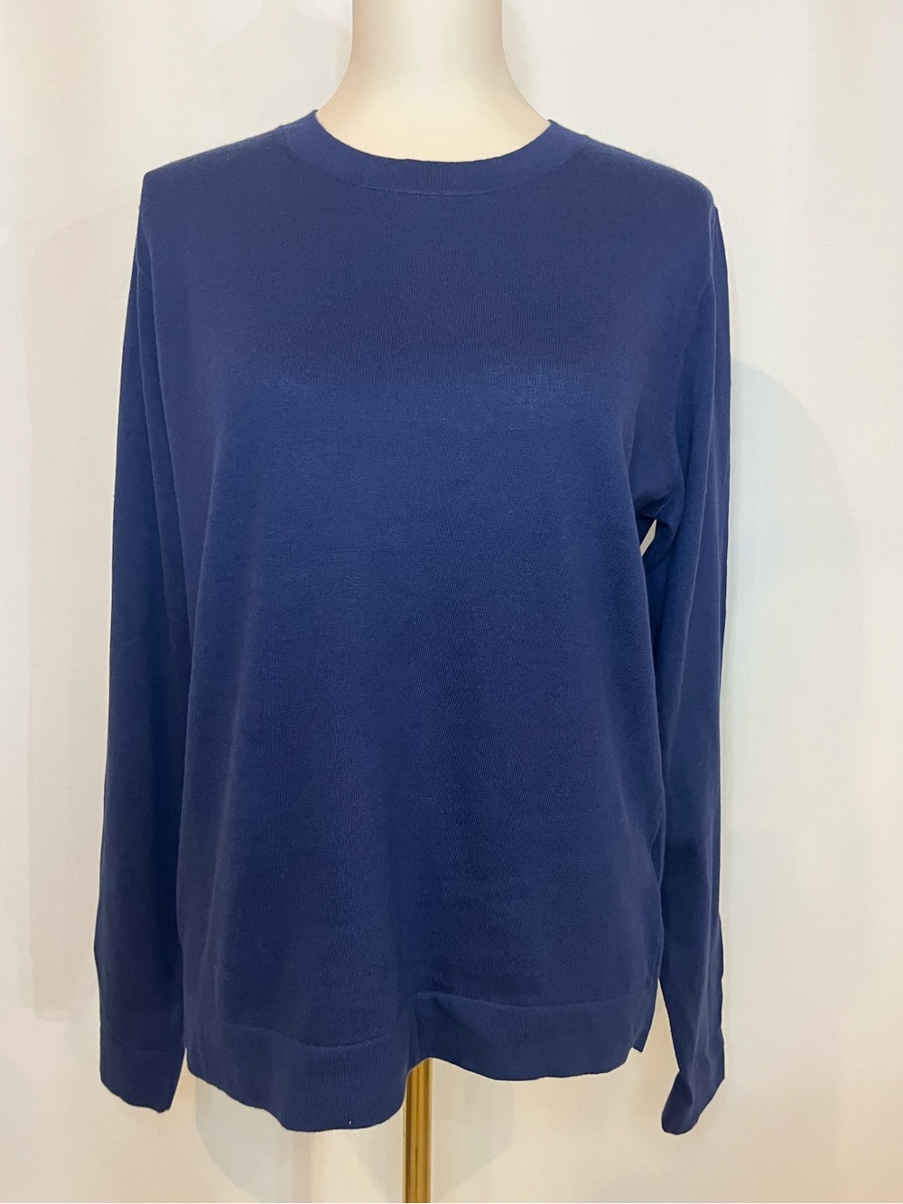 J.Crew Cotton Teddie sweater in blue - Picture 3 of 6
